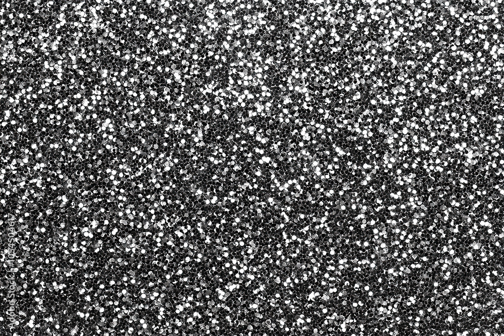 Bright Silver Glitter Surface with Soft Reflections Bright Silver Glitter Surface with Soft Reflections