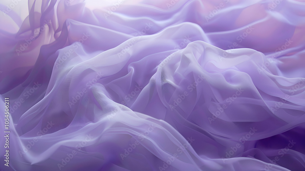 Obraz premium A purple background with smooth gradients that transition from deep purple to light lavender, creating a soothing and calming visual effect