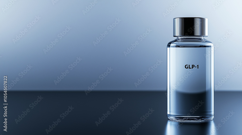 A futuristic-looking bottle marked A futuristic-looking bottle marked