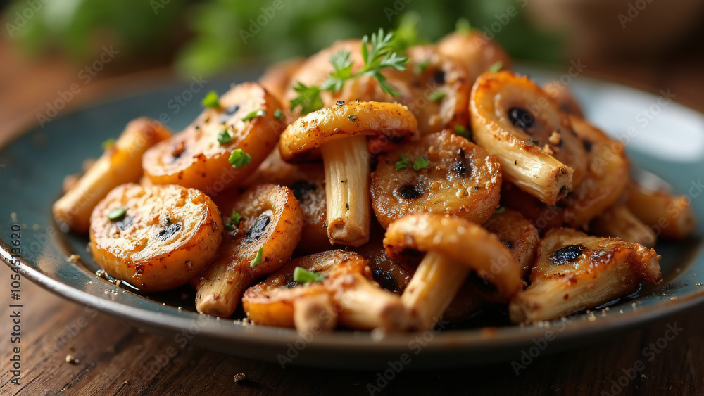 fried mushrooms fried mushrooms