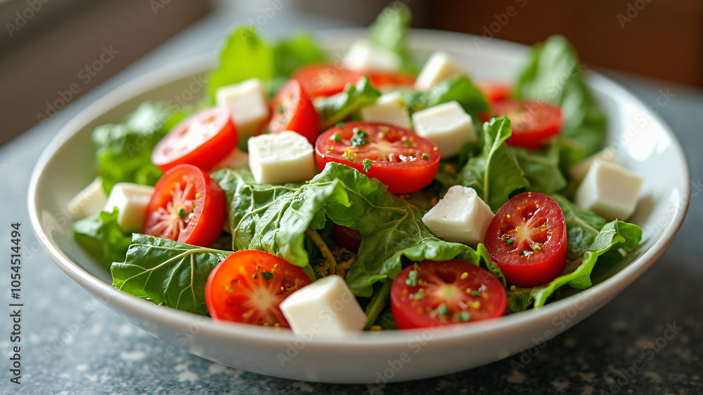 salad with tomatoes and feta salad with tomatoes and feta