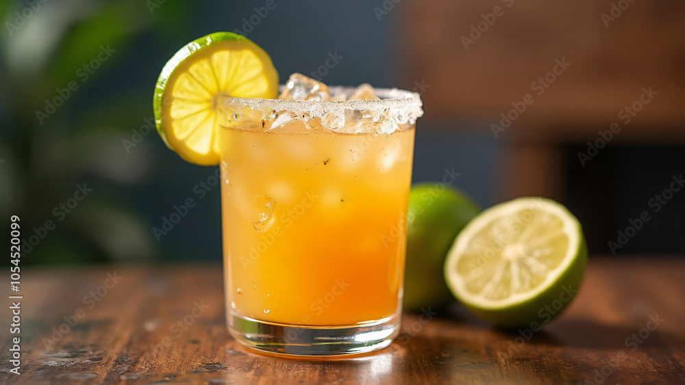 Fototapeta premium cocktail with lime