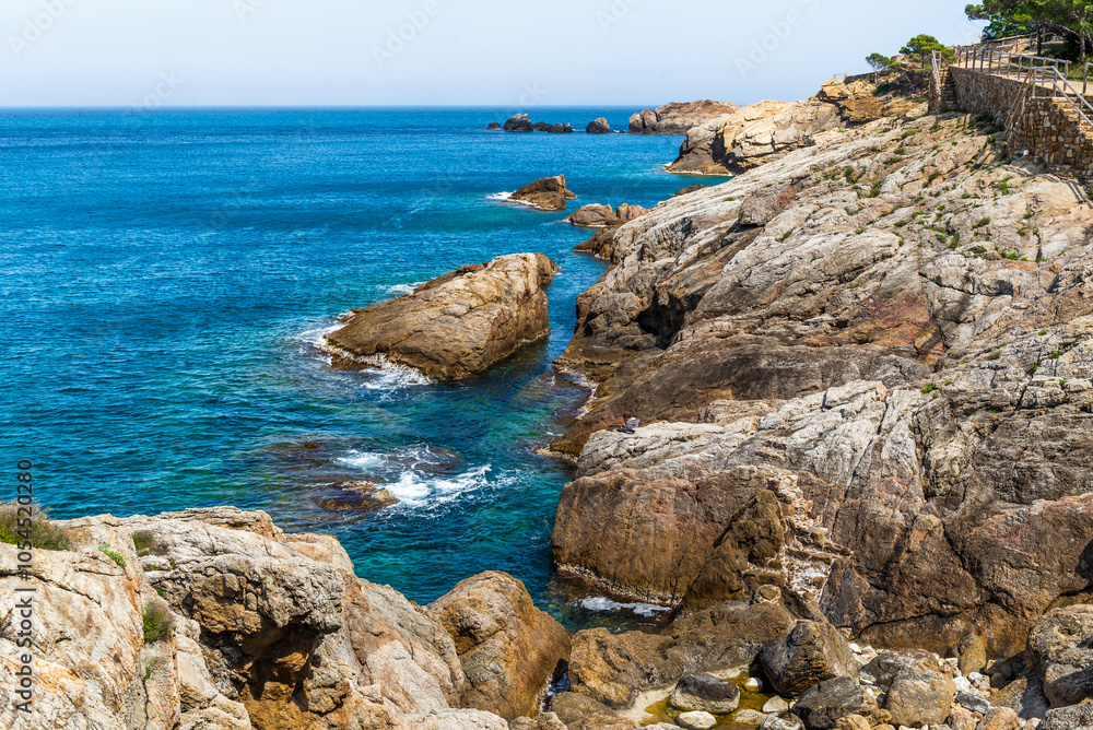 Fototapeta premium Calas de Aguafreda y Sa Tuna, Begur, Catalonia, Spain