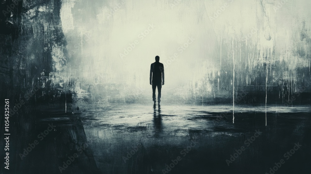 High key art grunge background in black and white High key art grunge background in black and white