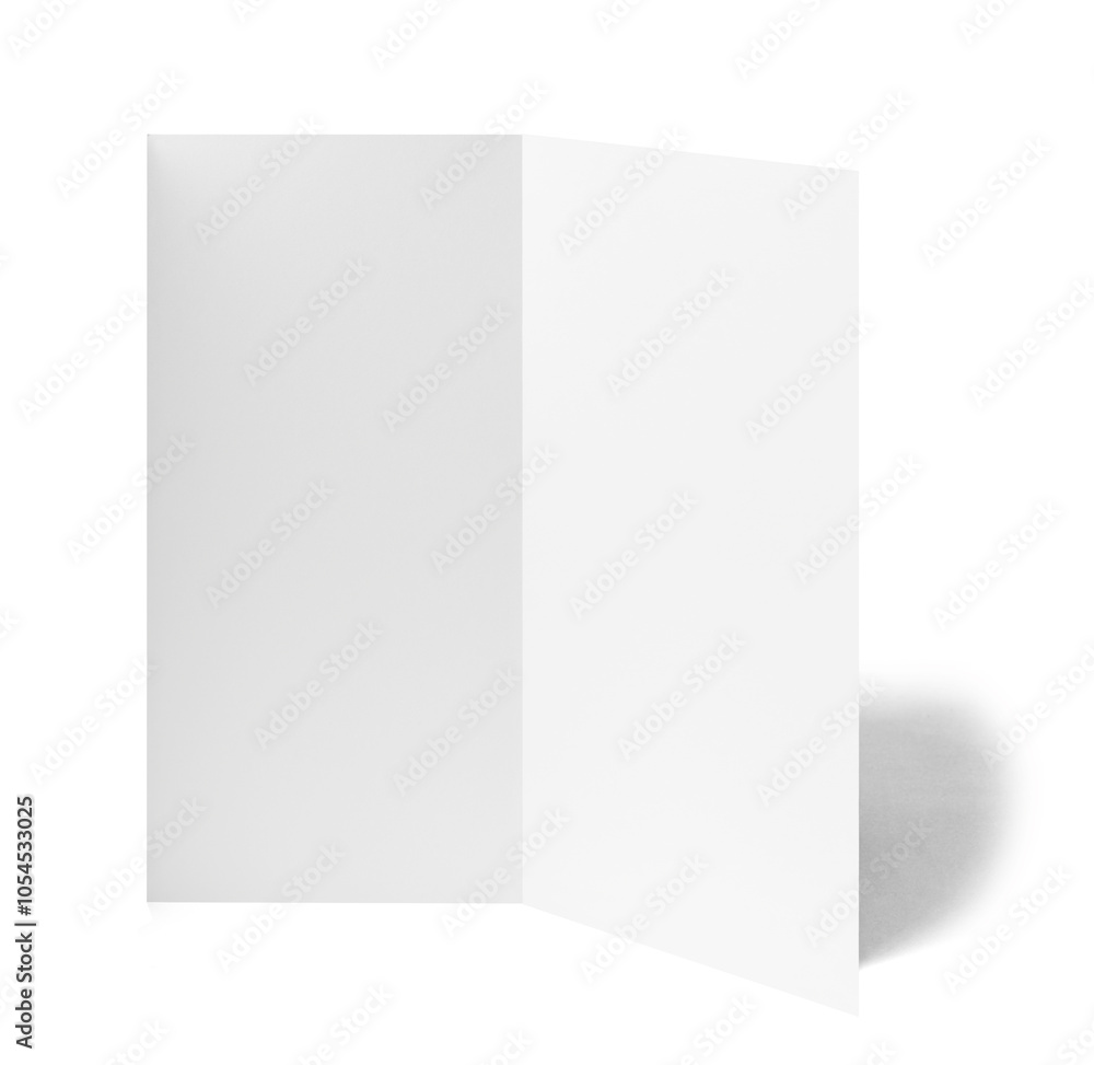 folded leaflet white blank paper template book folded leaflet white blank paper template book