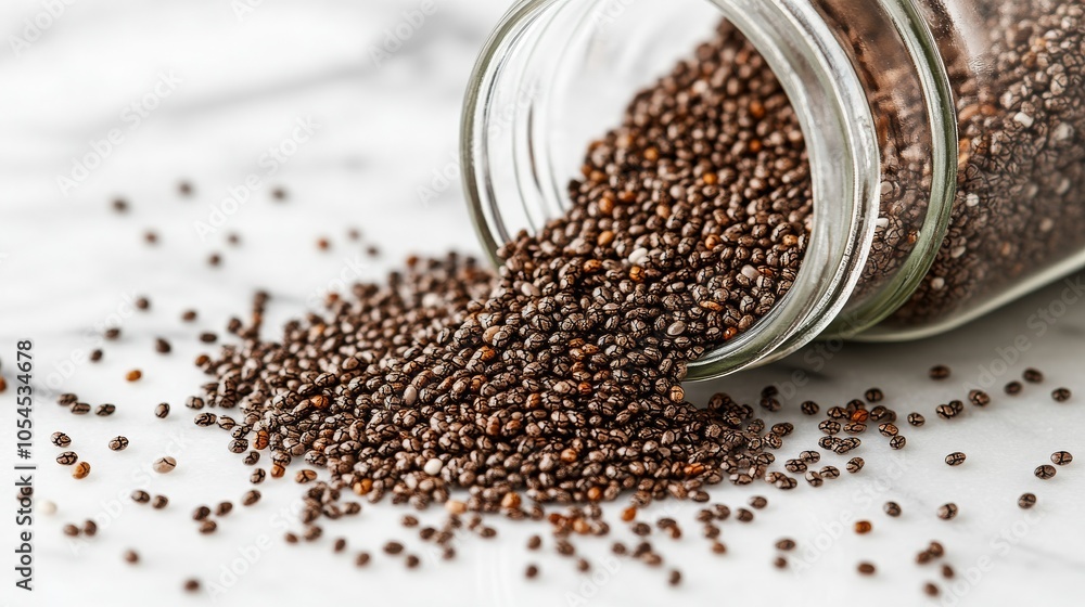 seeds in a glass jar seeds in a glass jar