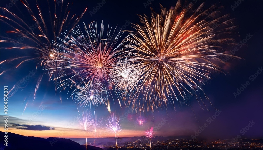 celebratory fireworks you may see at midnight on January 31. 2025 celebratory fireworks you may see at midnight on January 31. 2025