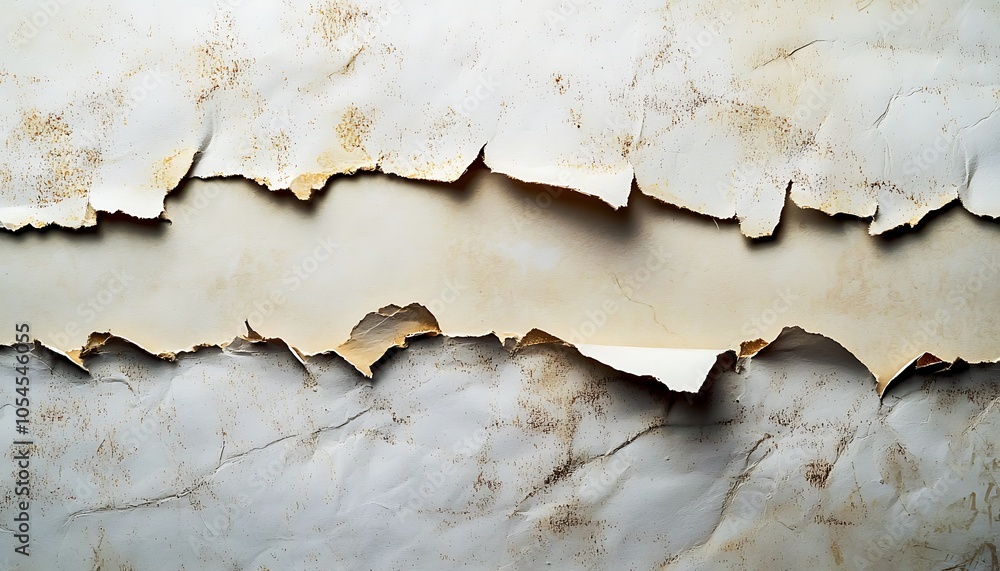 Torn paper creating a perfect backdrop for text, adding a creative touch. Torn paper creating a perfect backdrop for text, adding a creative touch.