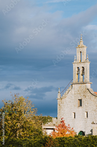 Church of Santa Maria in the medieval village of Allariz, Ourense province. Galicia, Spain photo