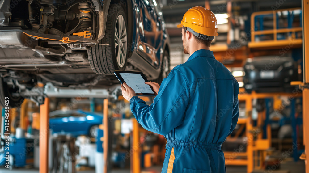 automotive engineer testing a vehicle automotive engineer testing a vehicle