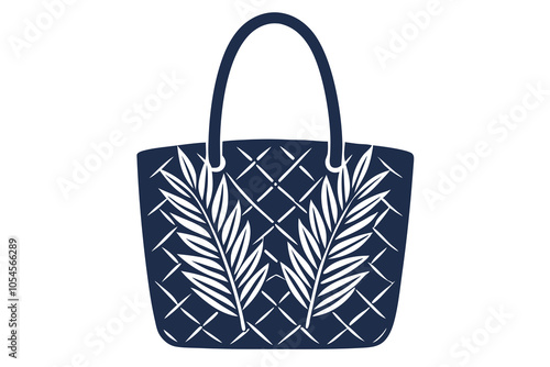  Eco friendly wicker shopping bag made of natural material