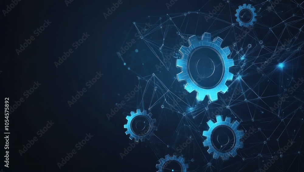 Abstract Digital Gears with Network Connections Abstract Digital Gears with Network Connections