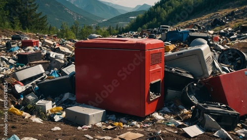 Wallpaper Mural household appliance dump Torontodigital.ca
