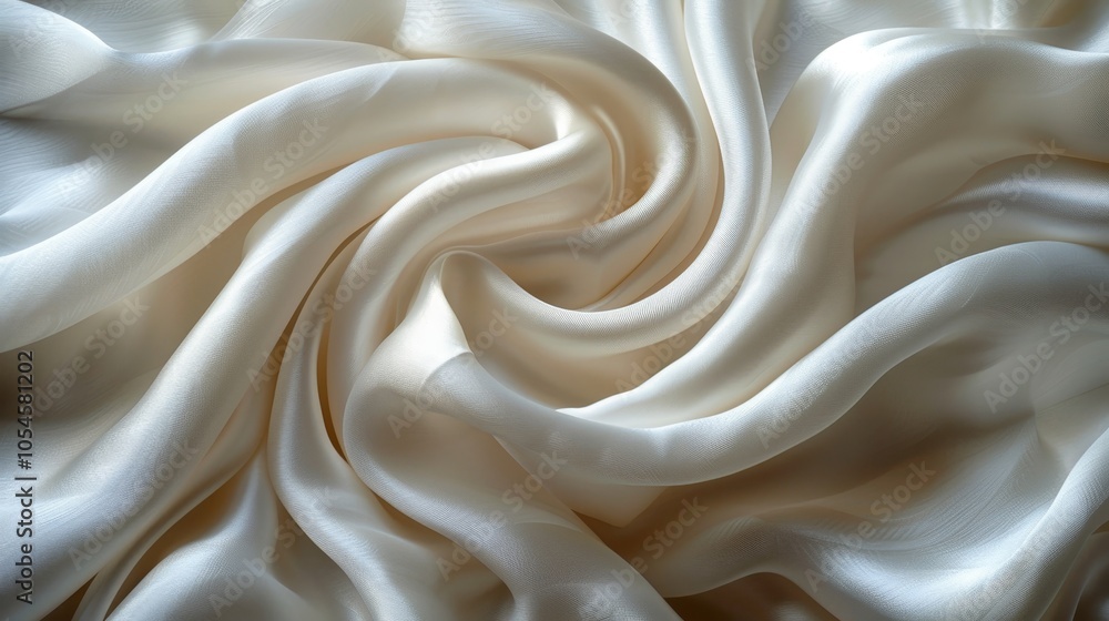 Beige satin fabric background, silk texture with soft folds. Elegant, smooth, and flowing drapery. Beige satin fabric background, silk texture with soft folds. Elegant, smooth, and flowing drapery.