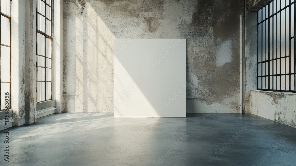 Obraz premium Blank canvas, clean setting for art or creativity concepts 