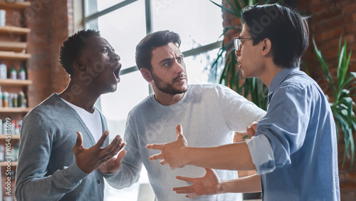 Foto Office conflict concept