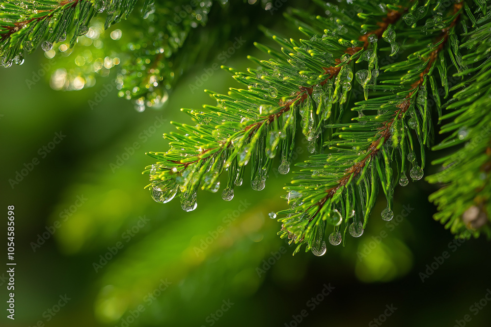 Fototapeta premium close up of a pine needles