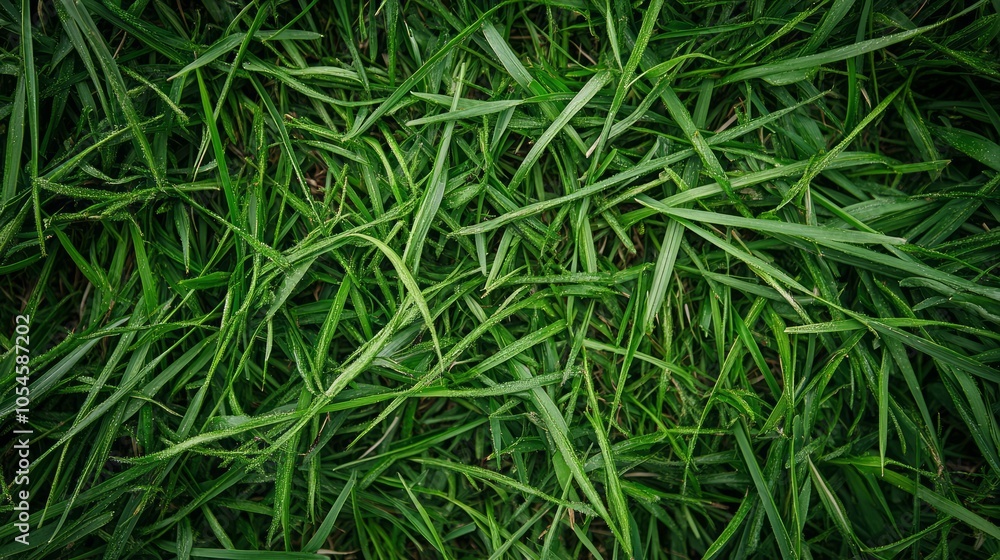 Lush Green Grass Texture for Natural Backgrounds
