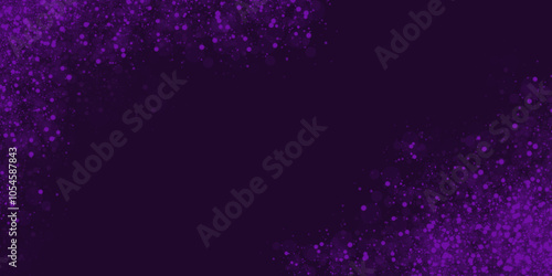 random particles of lighter purple color on the bottom right and top left abstract background 21