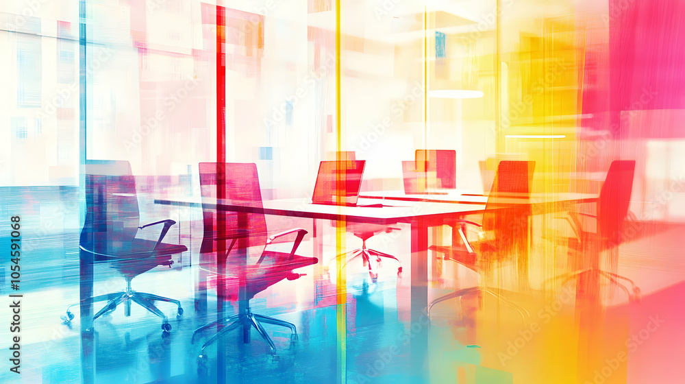 Abstract contemporary background illustrating teamwork in a modern office setting. - Abstract contemporary background illustrating teamwork in a modern office setting. -
