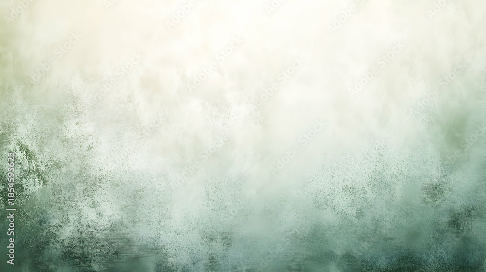 Obraz premium Light Green Gradient Background: An abstract light green gradient background with grainy texture fading to white, perfect for versatile designs. -