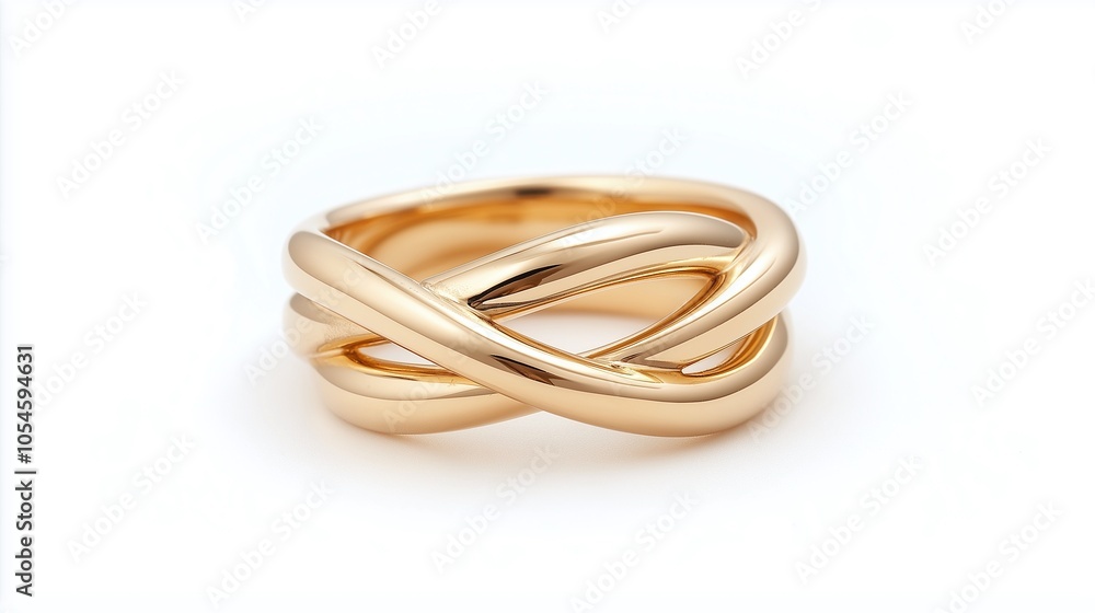 Elegant gold knot ring showcasing a modern design, perfect for fashion enthusiasts and jewelry lovers. Elegant gold knot ring showcasing a modern design, perfect for fashion enthusiasts and jewelry lovers.