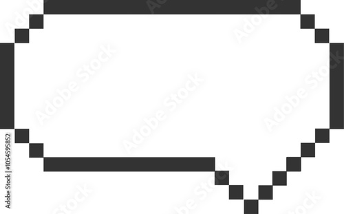 Pixel Speech Bubble