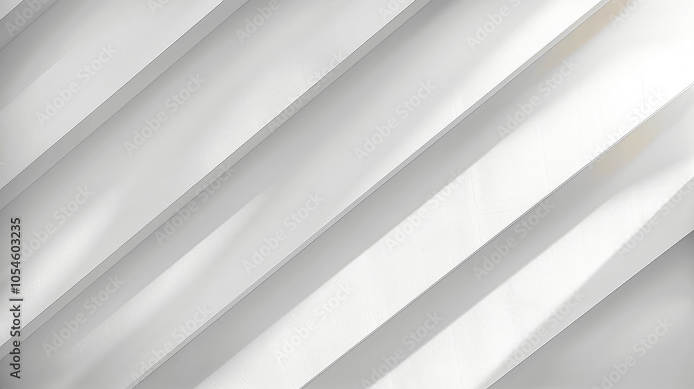 Elegant Diagonal Stripes White Background with Grey Shadows Elegant Diagonal Stripes White Background with Grey Shadows
