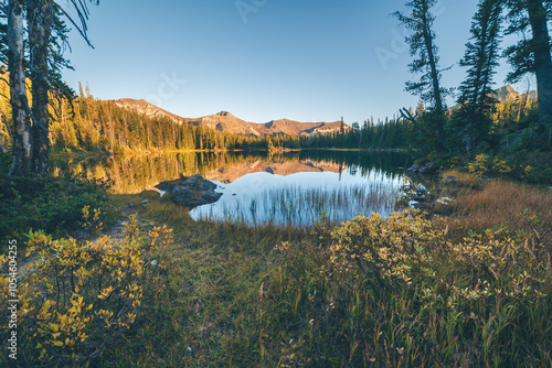 Beautiful Last Light On the Ridge photo