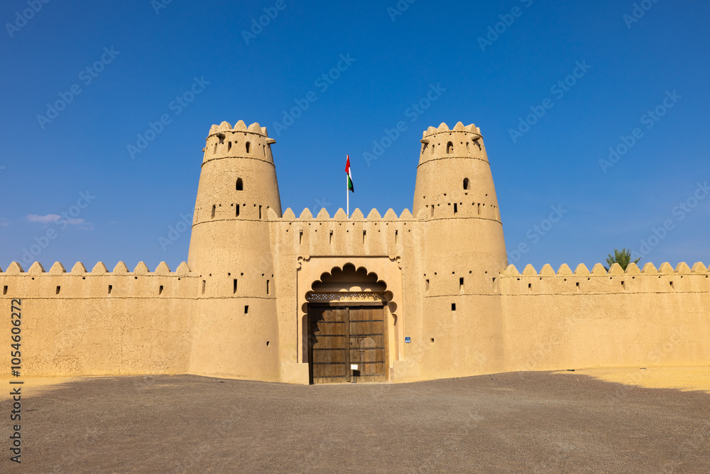 Scenic views of Al-Jahili Fort in Al Ain, Abu Dhabi, United Arab Emirates Scenic views of Al-Jahili Fort in Al Ain, Abu Dhabi, United Arab Emirates