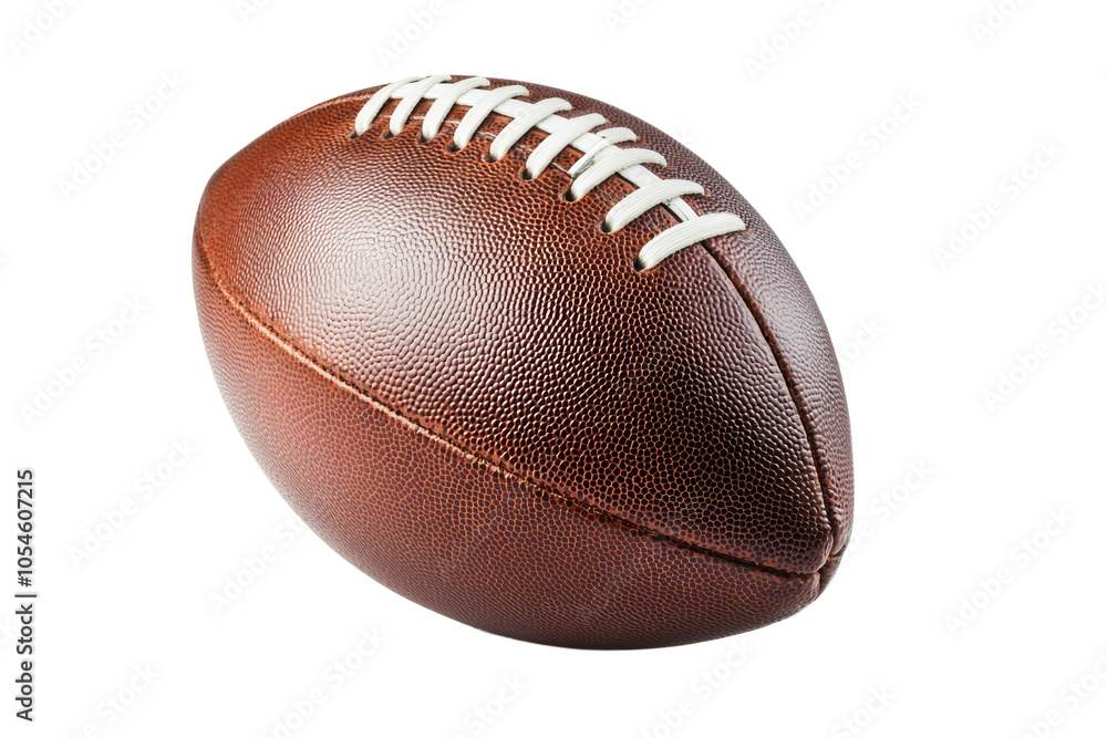 American football ball on isolated background, PNG blank for installation in project. American football ball on isolated background, PNG blank for installation in project.