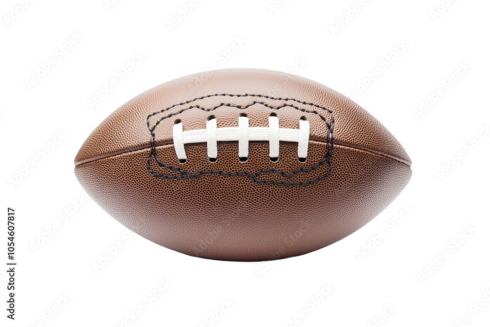 American football ball on isolated background, PNG blank for installation in project. American football ball on isolated background, PNG blank for installation in project.