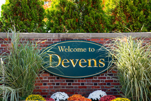 Welcome to Devens sign in Devens, Massachusetts
