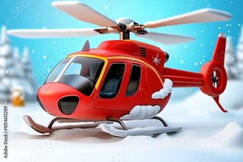 a 2D cartoon illustration of a helicopter flying in the sky fast and agile white background