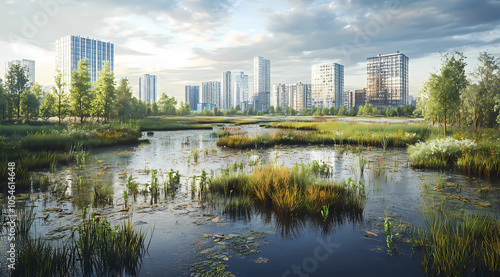Devastating Wetland Drained for Urban Development: Exposing the Irreversible Loss of Vital Habitats and Biodiversity