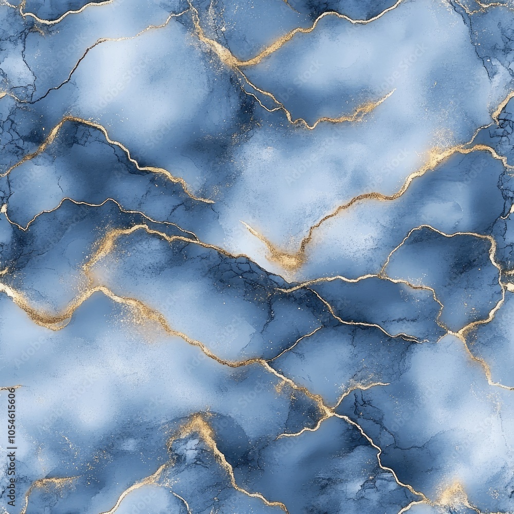 Abstract blue and gold marble texture design suitable for backgrounds or wallpapers. Abstract blue and gold marble texture design suitable for backgrounds or wallpapers.