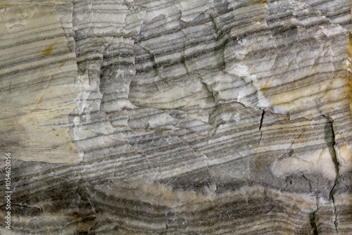 Salt wall texture background at Unirea salt mine, Slanic Prahova, Romania