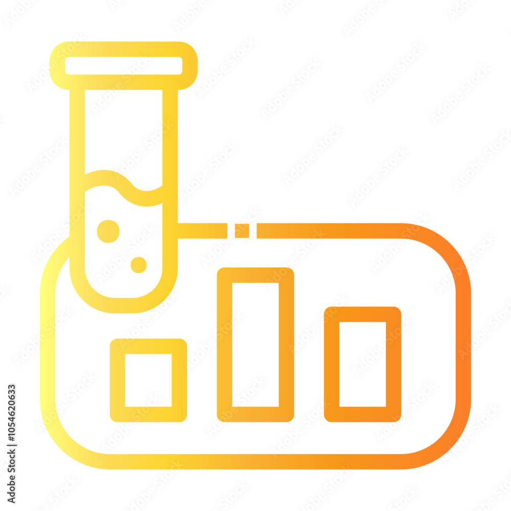 science data Line Gradient Icon science data Line Gradient Icon