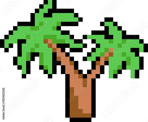 Pixel Art Palm