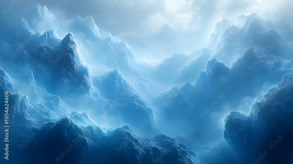 Blue Mountains Abstract Background Blue Mountains Abstract Background