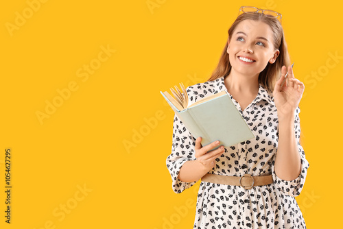 Thoughtful young woman with...