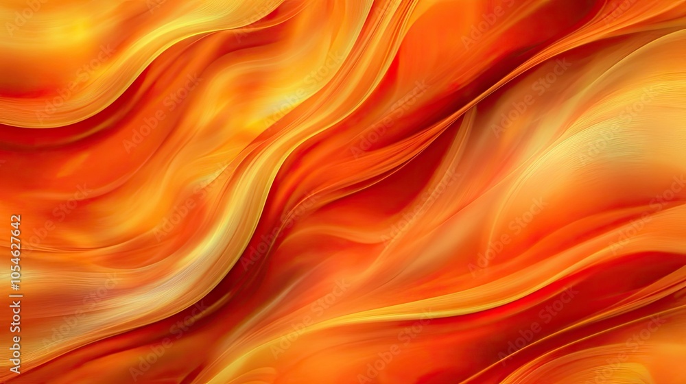 Vibrant Orange Abstract Wave Background Design Vibrant Orange Abstract Wave Background Design