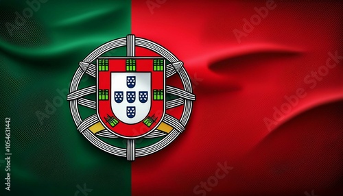 country flag on a glass