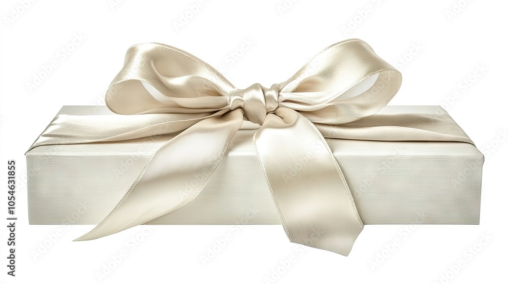 Elegant Gift Box with Satin Ribbon Elegant Gift Box with Satin Ribbon