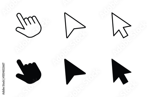 Mouse Cursors and Pointers icon set