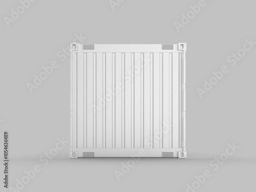 Wallpaper Mural blank container shipping for mockup on white background	 Torontodigital.ca