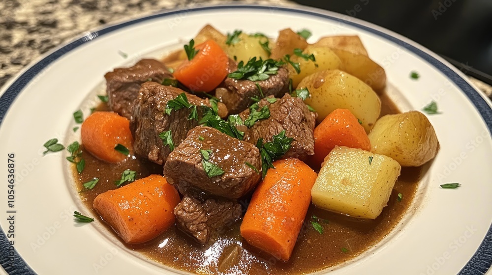 Hearty Beef Stew with Vegetables and Herbs Hearty Beef Stew with Vegetables and Herbs