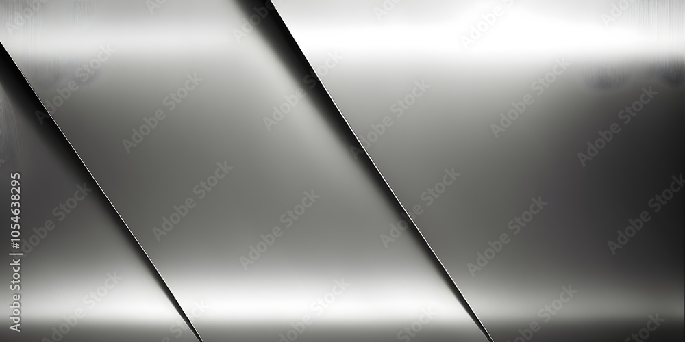 Minimalistisches Metall-Design mit Schatten - KI generiert Minimalistisches Metall-Design mit Schatten - KI generiert