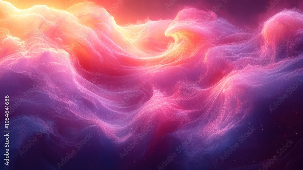 Abstract Wavy Pattern with Red and Blue Hues Abstract Wavy Pattern with Red and Blue Hues