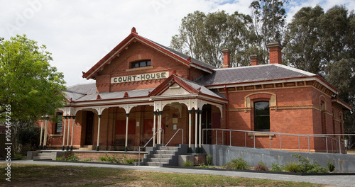 Historic court house (built 1888) in St Arnaud, Victoria, Australia. 